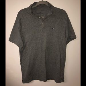 Vineyard Vines gray collared polo